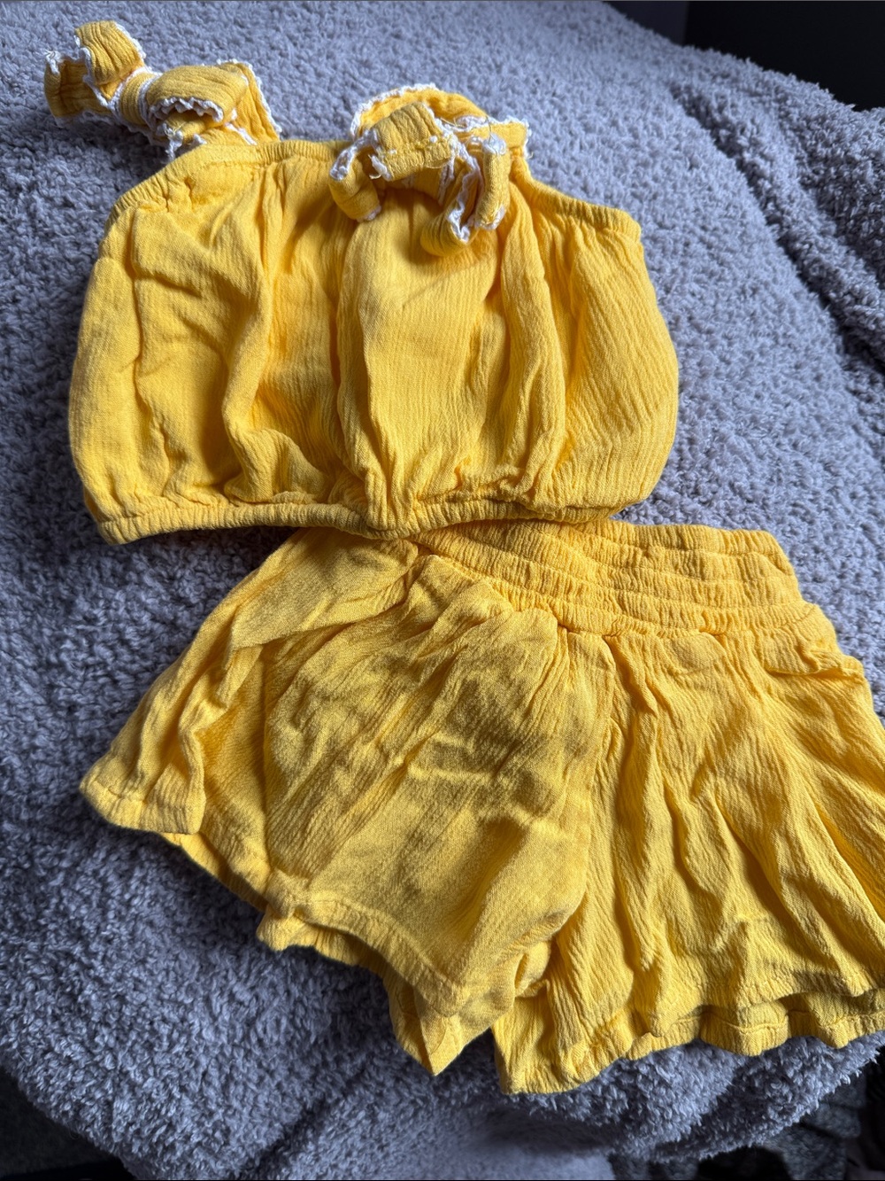 Chelsea & Violet Bright Yellow Baby Two-Piece Set